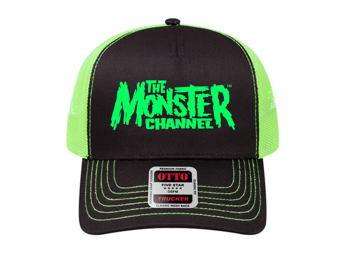 The Monster Channel Classic Trucker Hat (SLIME GREEN)