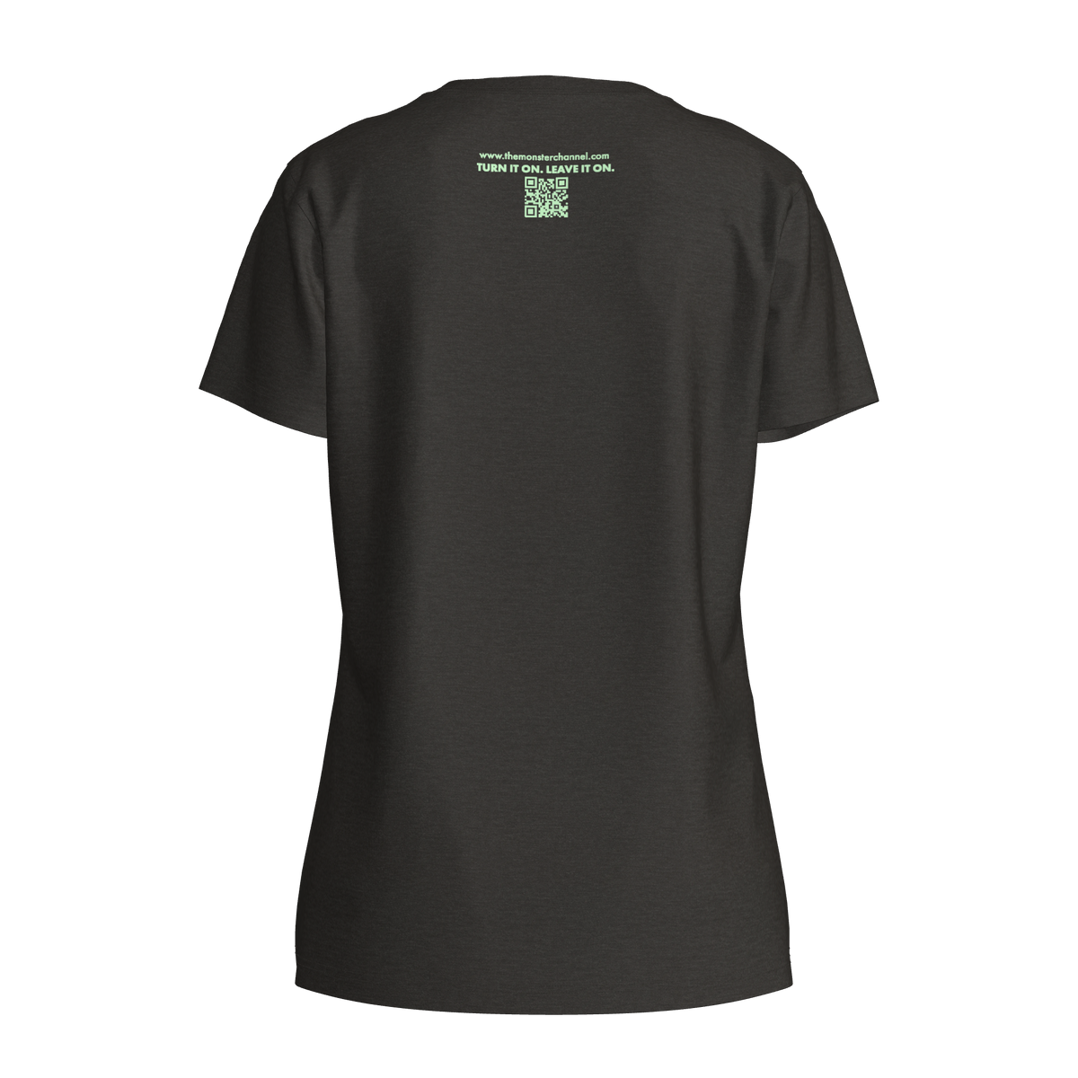 The Monster Channel Original Logo Women’s Glow-in-the-Dark T-Shirt