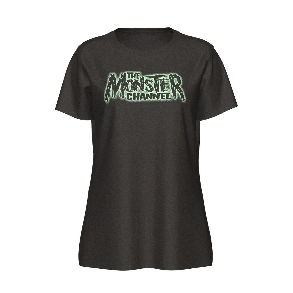 The Monster Channel Original Logo Women’s Glow-in-the-Dark T-Shirt