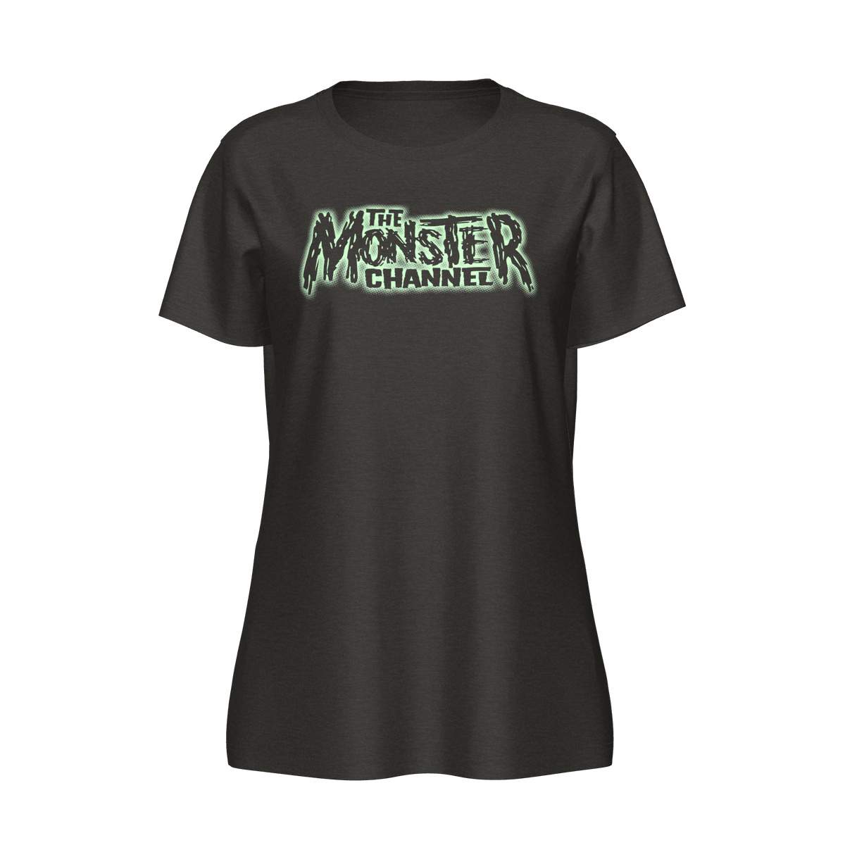 The Monster Channel Original Logo Women’s Glow-in-the-Dark T-Shirt