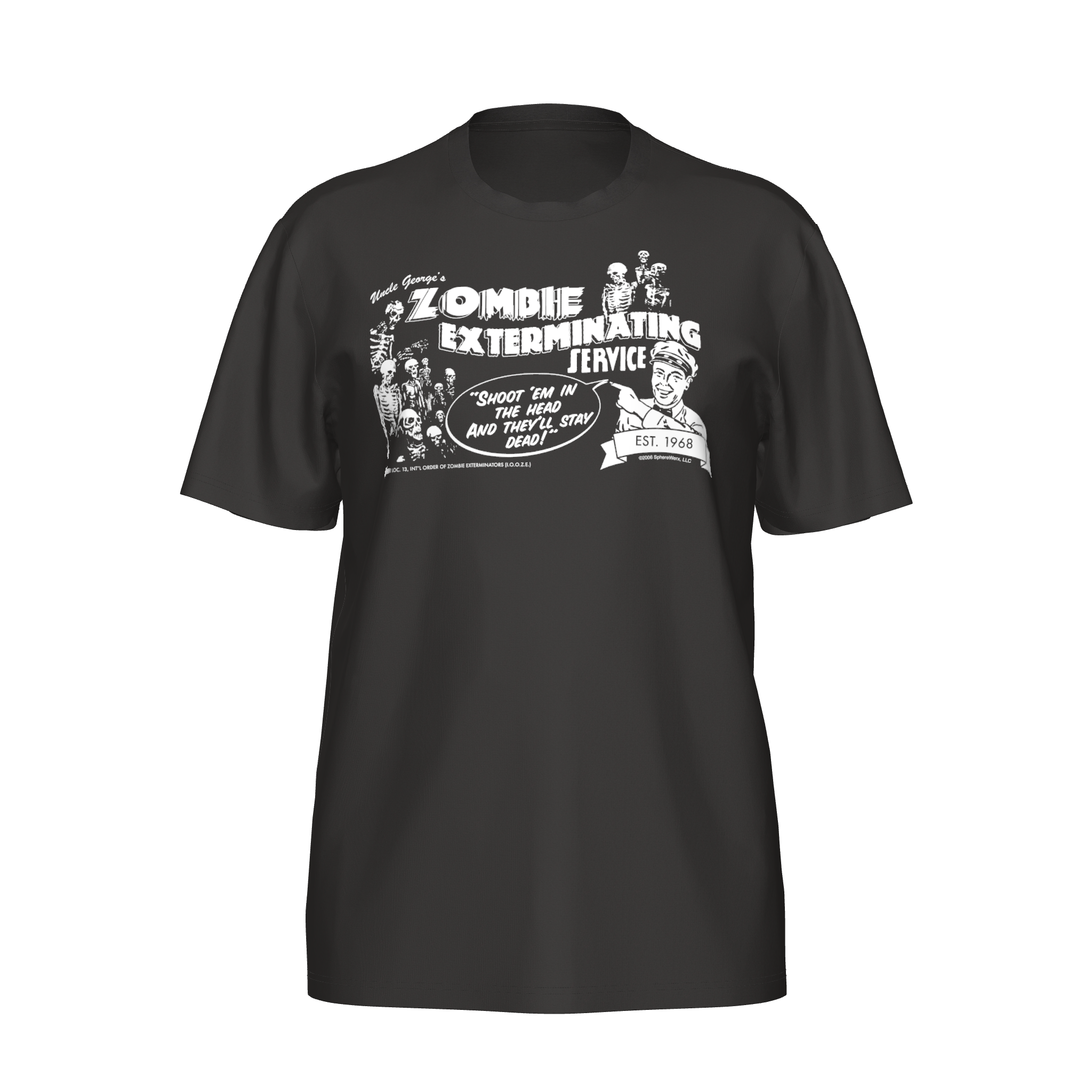 FearWerx Uncle George’s Zombie Extermination Service T-Shirt