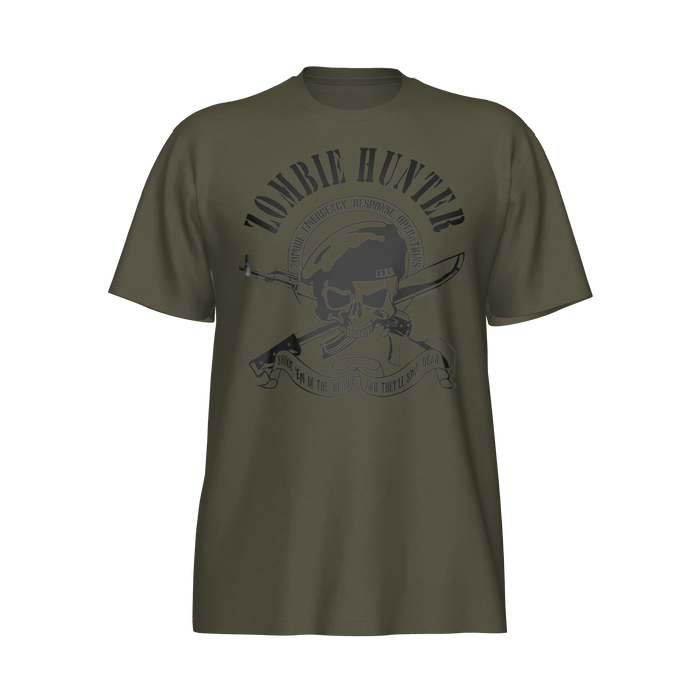 FearWerx Zombie Hunter Olive T-Shirt